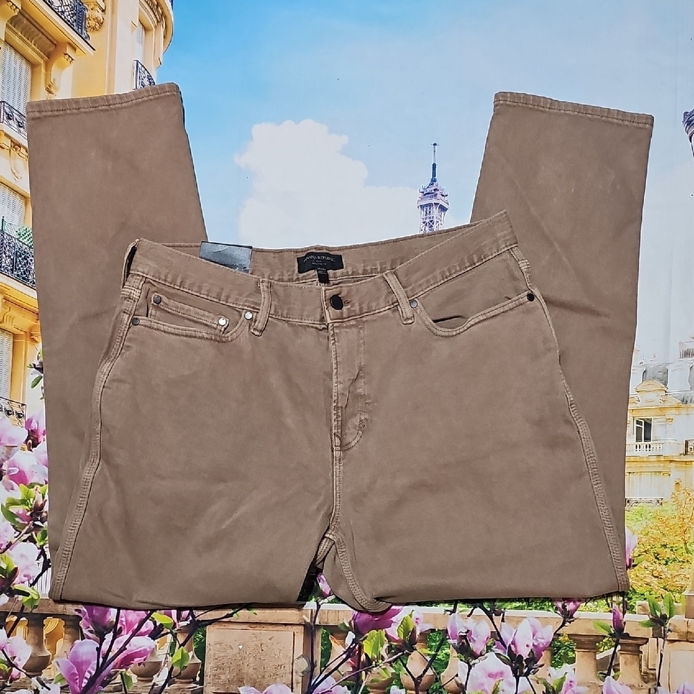 Banana Republic Athletic Fit Copper Brown Jeans 34x30 New
